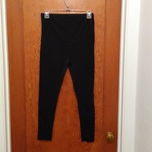 Green Home Adjustable Black Maternity Leggings Size Medium